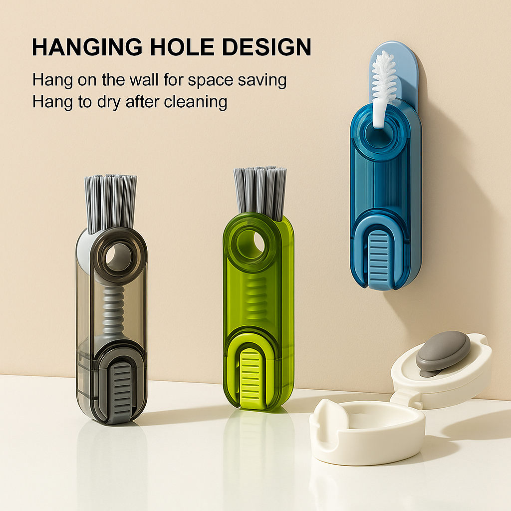 "CleanMaster Pro 360° - Revolutionary 3-in-1 Rotating Cup & Bottle Cleaning Brush"