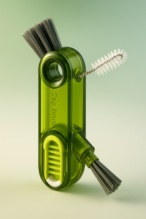 "CleanMaster Pro 360° - Revolutionary 3-in-1 Rotating Cup & Bottle Cleaning Brush"