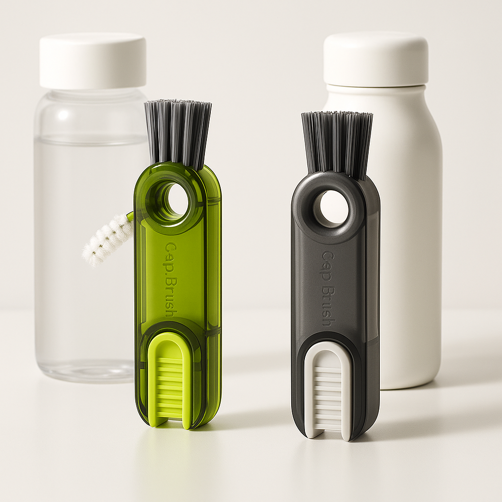 "CleanMaster Pro 360° - Revolutionary 3-in-1 Rotating Cup & Bottle Cleaning Brush"