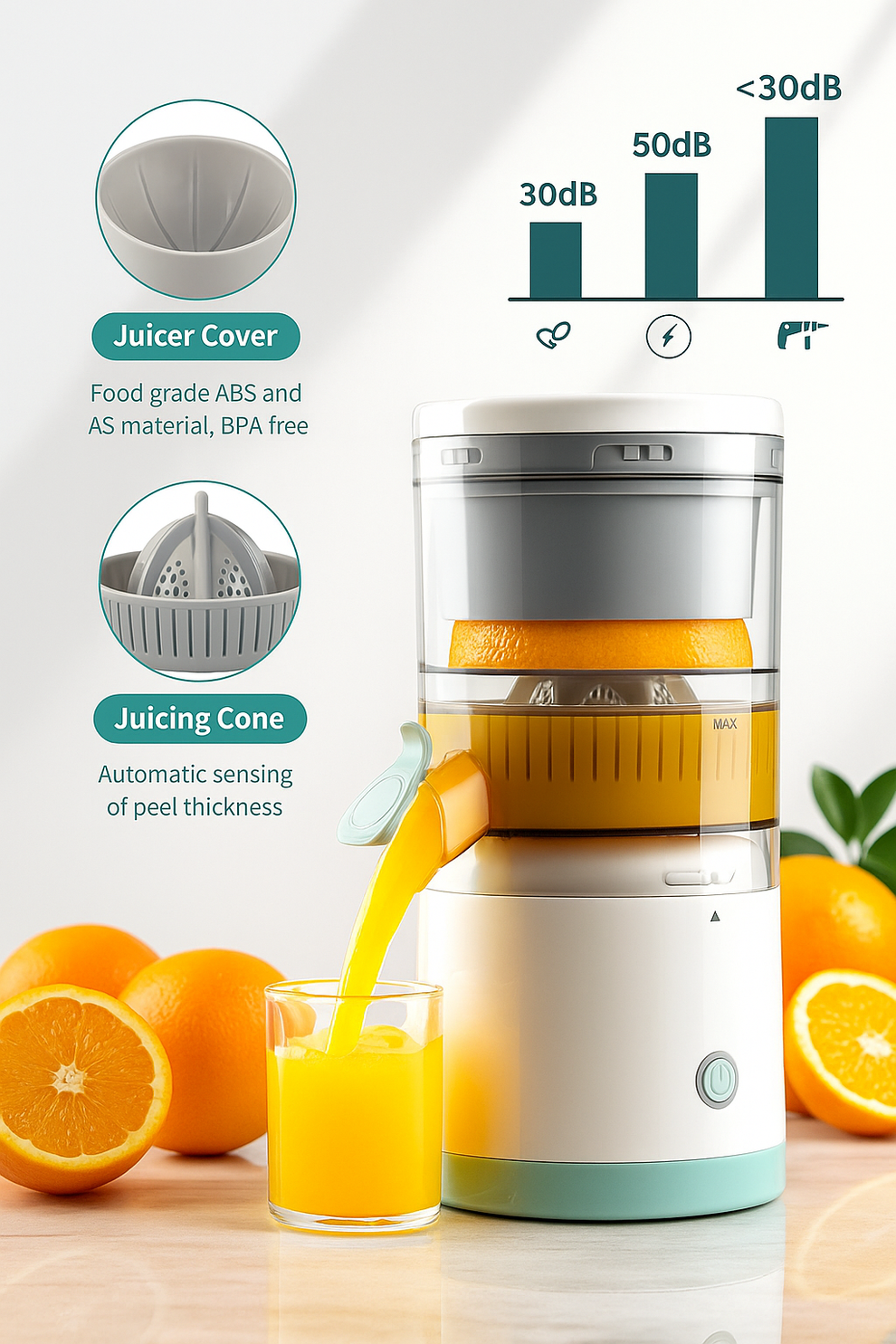 Citrus Pro – Smart Portable Juicer for Fresh, Healthy Juice Anytime, Anywhere”
