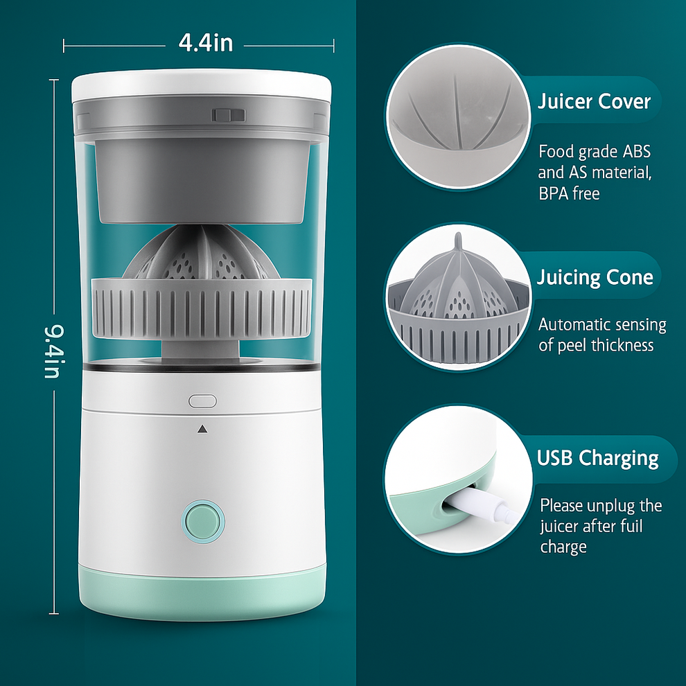 Citrus Pro – Smart Portable Juicer for Fresh, Healthy Juice Anytime, Anywhere”